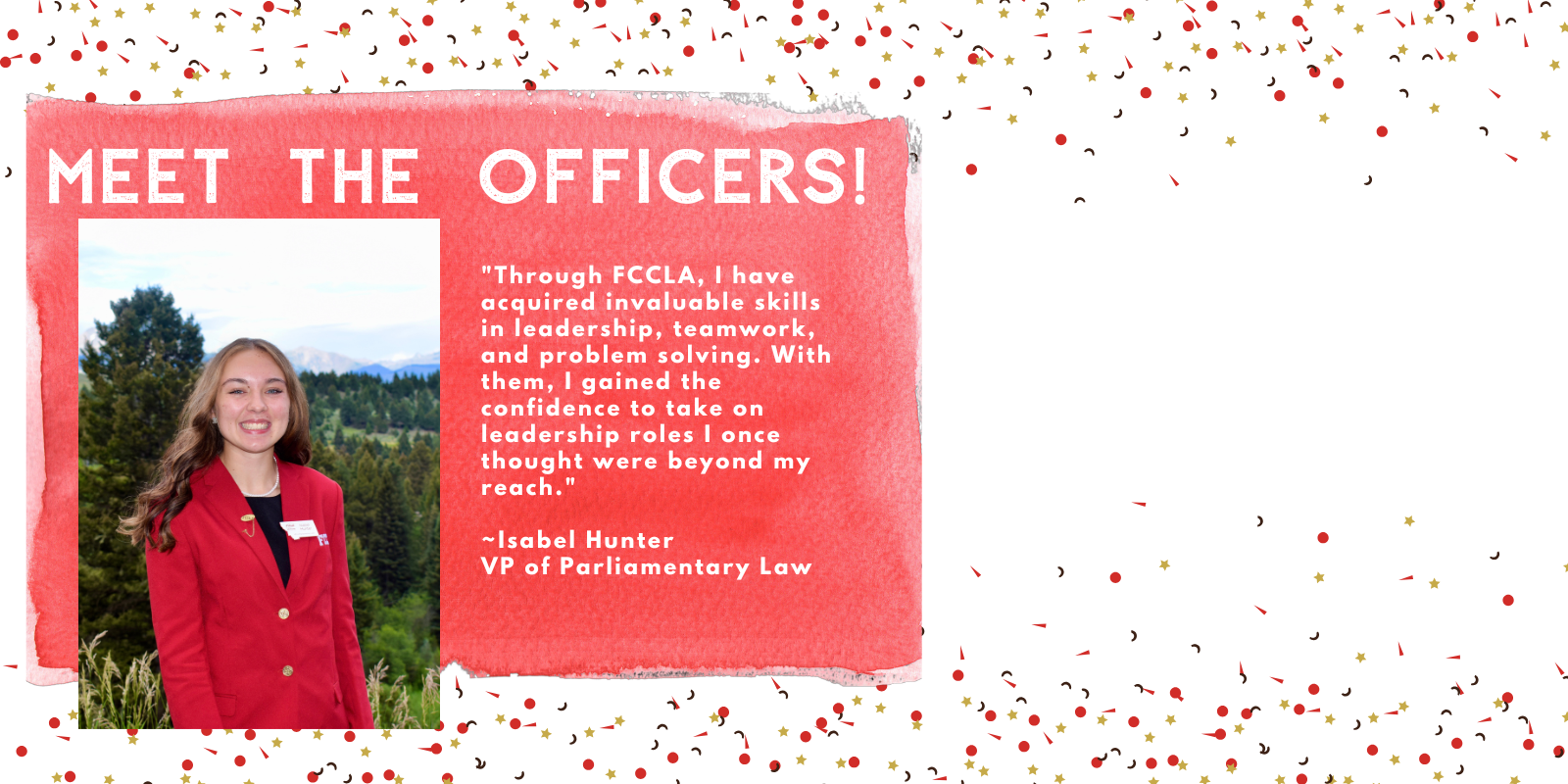 Meet The Officers–Isabel